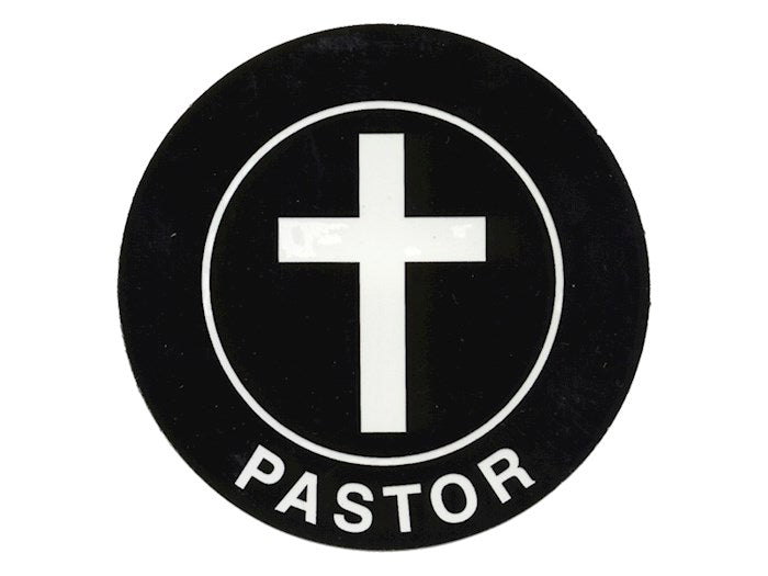 Decal-Pastor-Static Cling (Pack of 6)