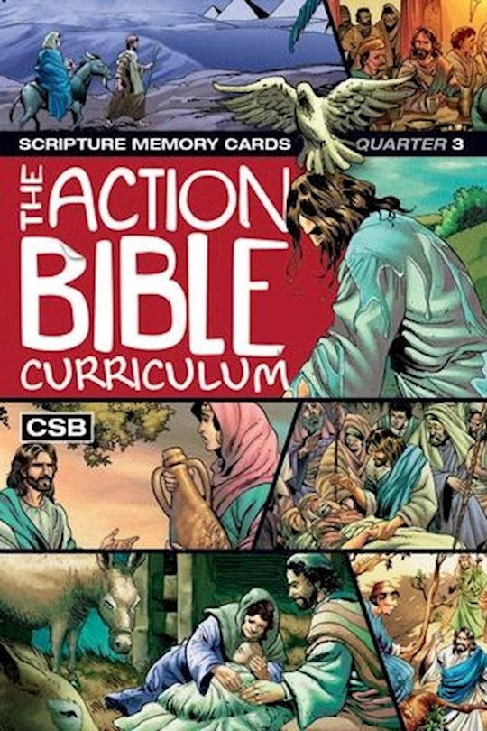 CSB The Action Bible Scripture Memory Cards Q3 (