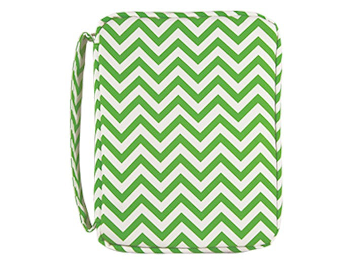 Bible Cover-Embroiderable Chevron-Kiwi-LRG