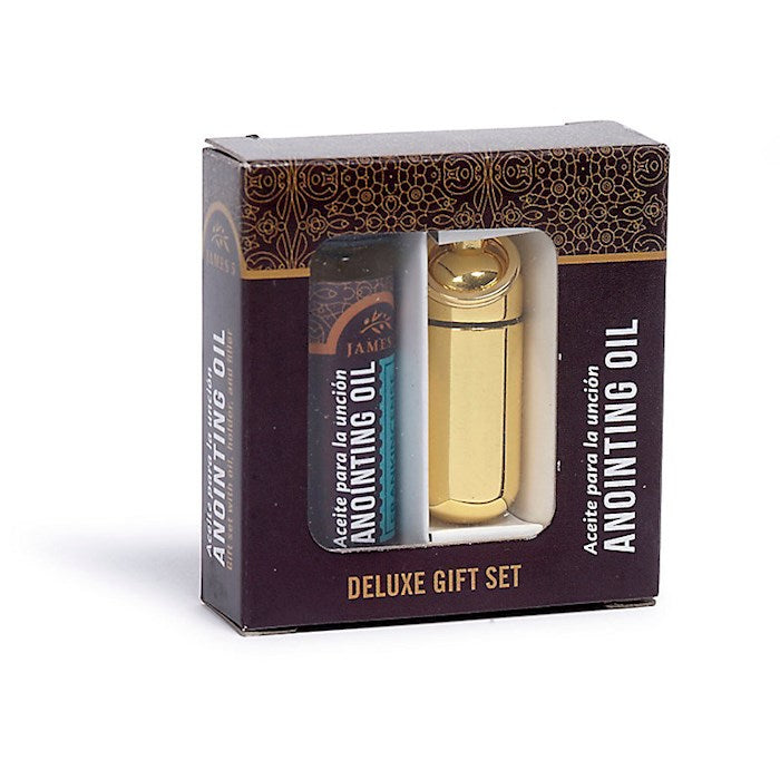 Anointing Oil Holder-Brass (Box Gift Set)
