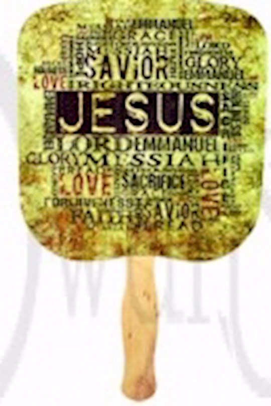 Hand Fan-Jesus Our Savior (Pack of 50)
