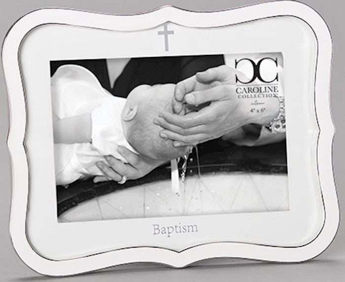 Frame-Baptism (Holds 4 X 6 Photo)