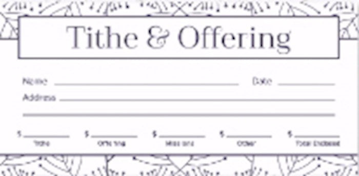 Offering Envelope-Tithe & Offering (Pack Of 100)