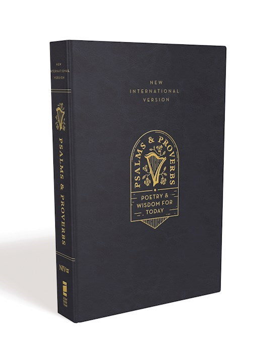 NIV Psalms And Proverbs (Comfort Print)-Navy Cloth Over Board
