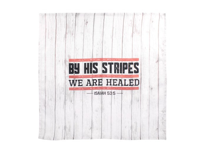 Prayer Cloth-By His Stripes-Isaiah 53:5 (Pack Of 6)