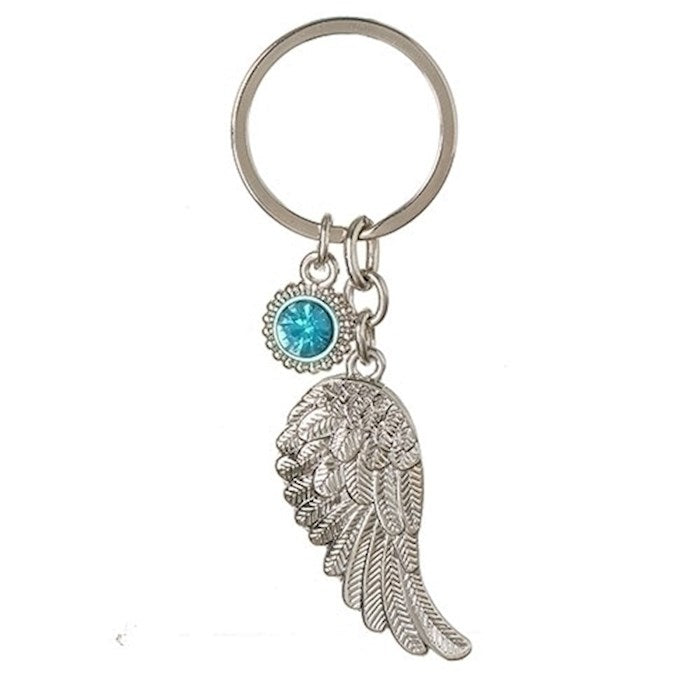 Keyring-December Angel Wing