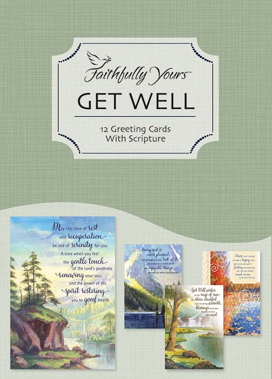 Boxed Card-Get Well-A Year Of Grace (Box Of 12)