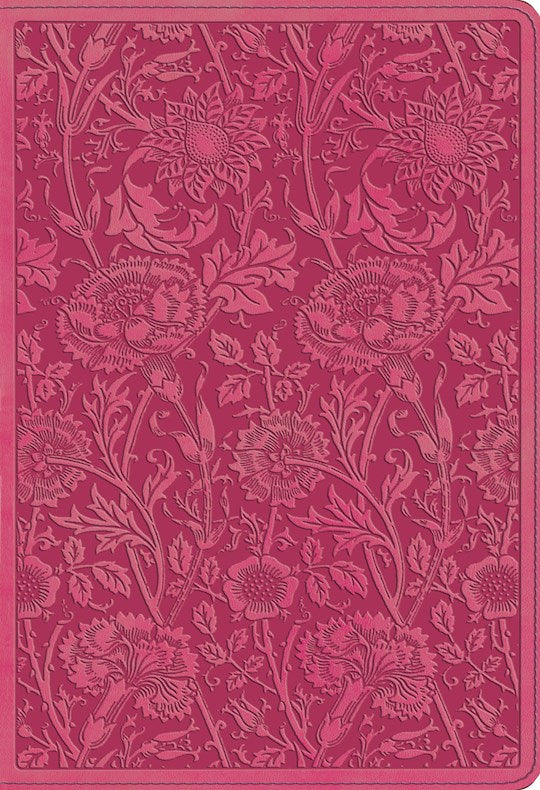 ESV Student Study Bible-Berry Floral Design TruTone