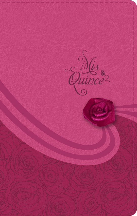 RVR 1960 Biblia Mis Quince (Sweet 15 Edition)-Raspberry Punch Shade LeatherTouch (Biblia Mis Quince)