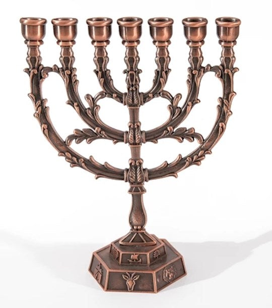 Menorah-Copper (7 Branched)