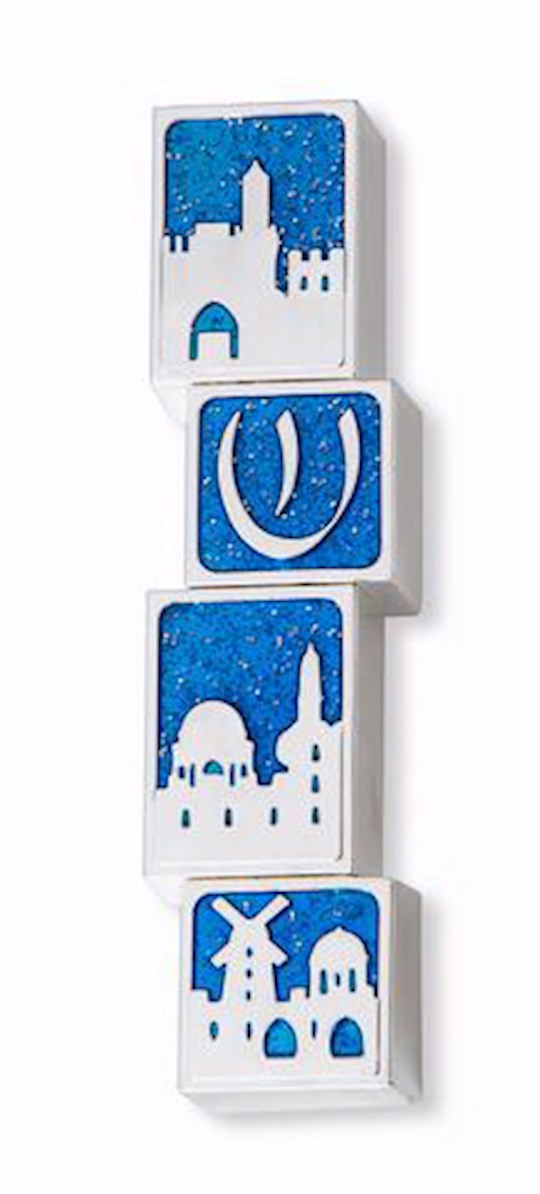 Mezuzah-Jerusalem-Blue (