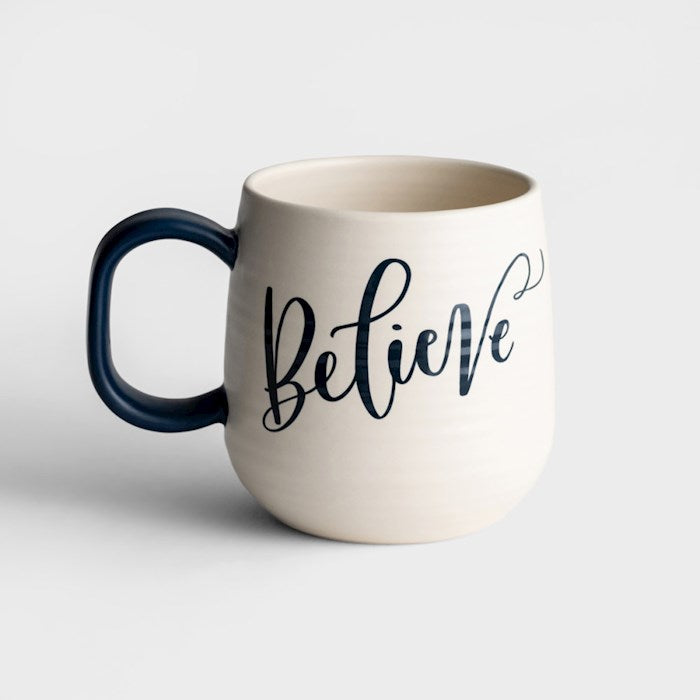 Mug-Believe (1 Peter 1:8)-Artisan Style (16 Oz) (