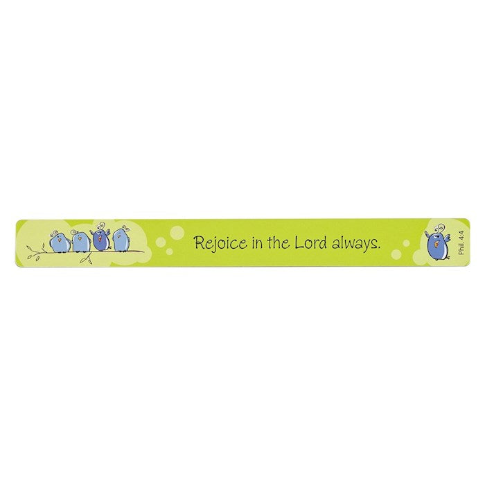 Magnetic Strip-Rejoice In The Lord Always (7 1/2" x 3/4") (Pack Of 6)