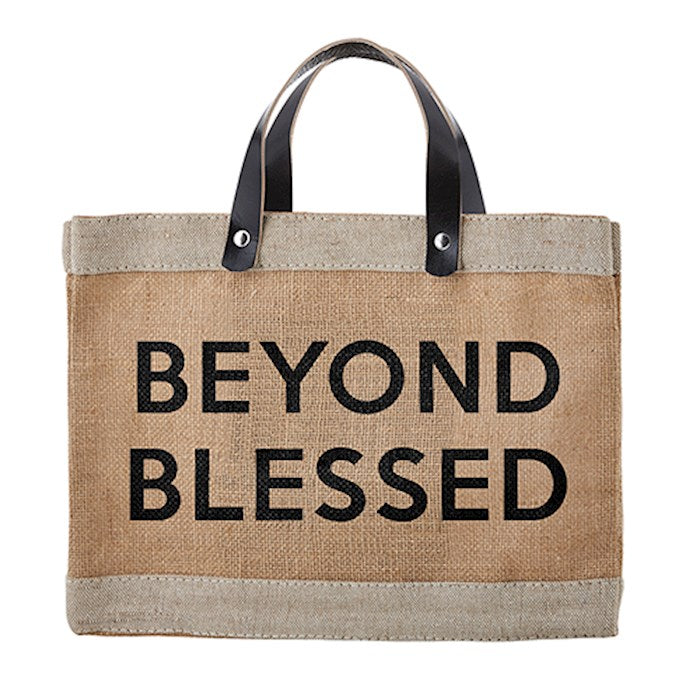 Mini Market Tote-Beyond Blessed (12.5" x 9.5")