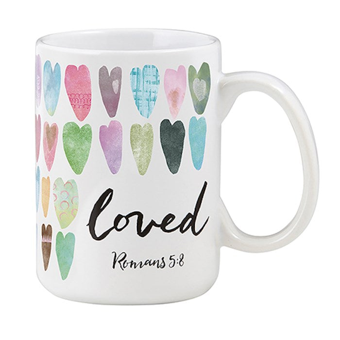 Mug-Brave Heart-Loved (15 Oz)