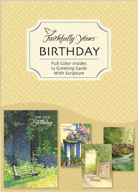 Boxed Card-Birthday-Wishing Well (Box Of 12)