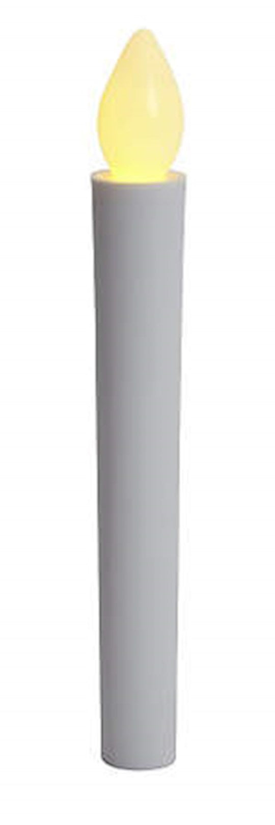 Candle-Battery Operated-Plastic (.75"D x 6.5"H) (Pack Of 12)
