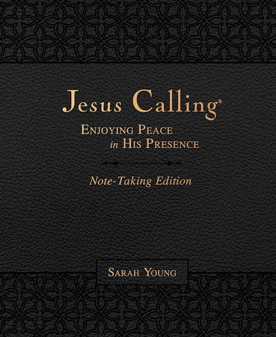 Jesus Calling Note-Taking Edition-Black LeatherSoft
