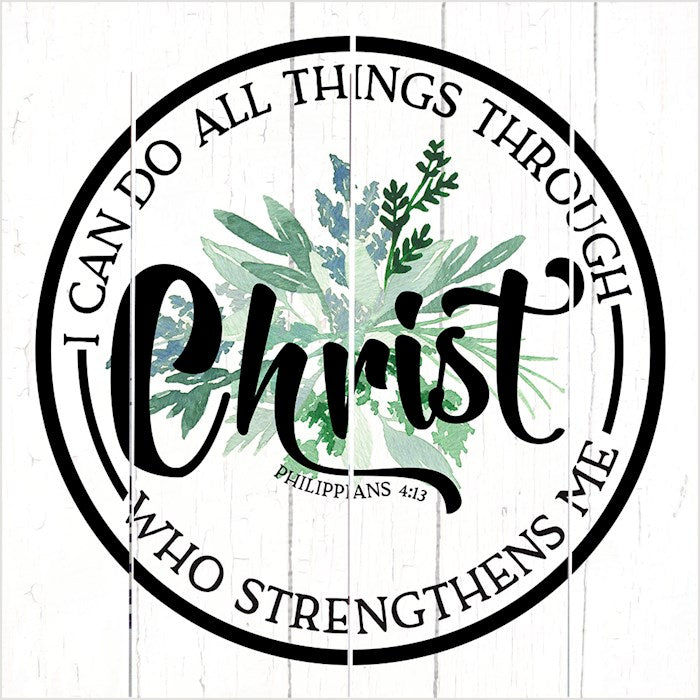 Pallet Art-I Can Do All Things Through Christ (Philippians 4:13) (10 x 10)