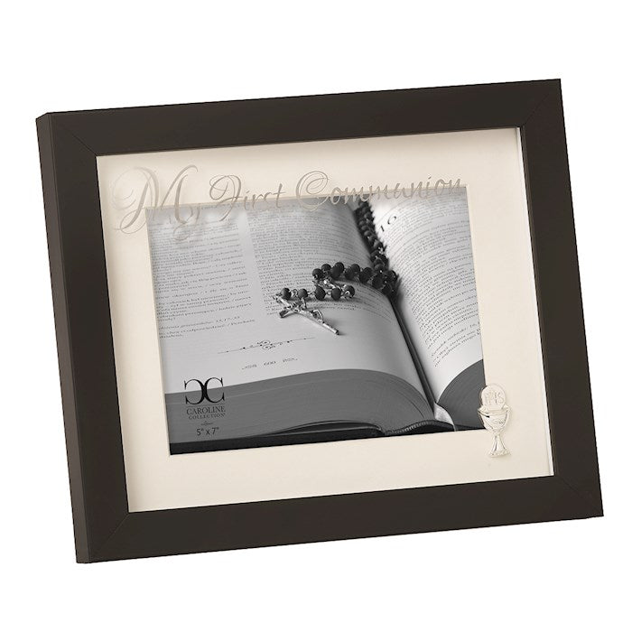 Frame-First Communion-Black (8")