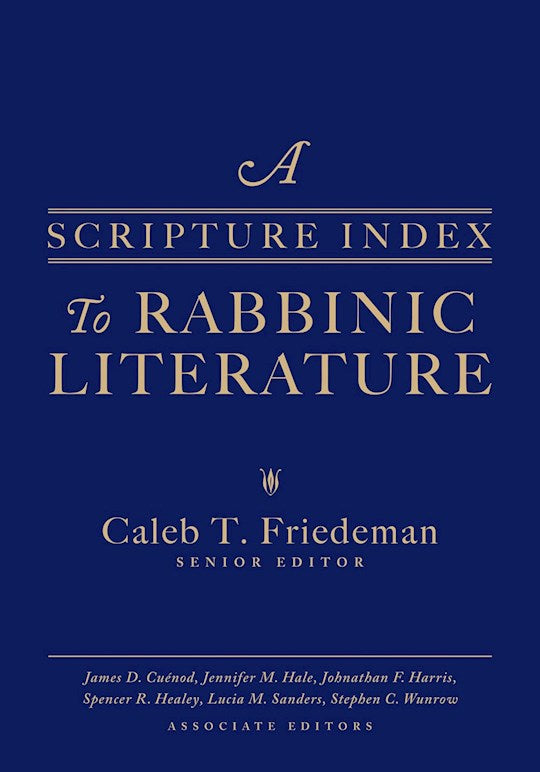 A Scripture Index To Rabbinic Literature