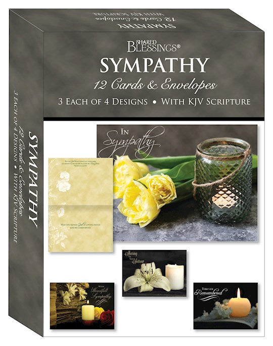 Boxed Card-Sympathy: Candles (Shared Blessings) (Box Of 12)