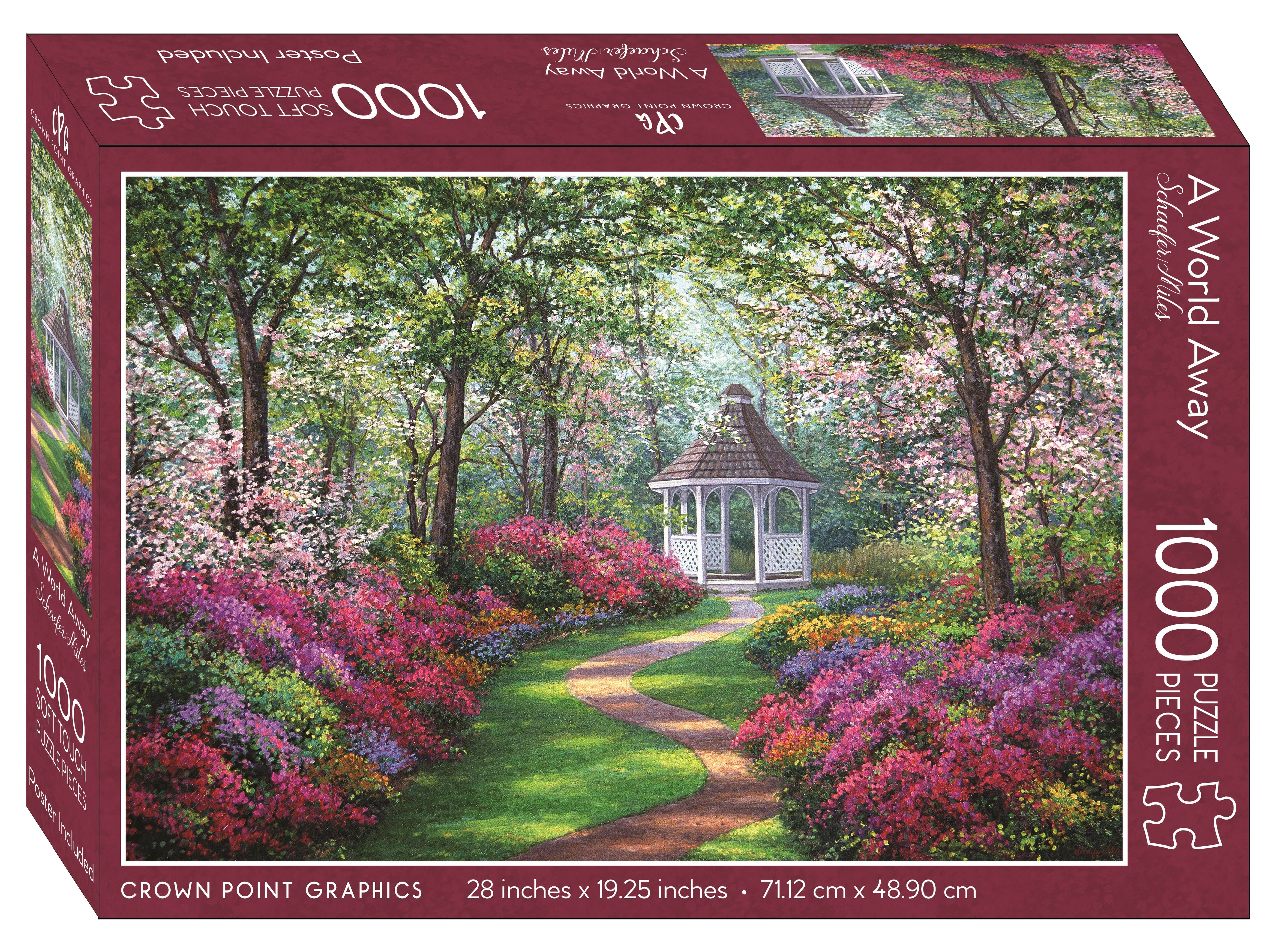 Jigsaw Puzzle-A World Away w/Poster (1000 Piece Soft Touch)