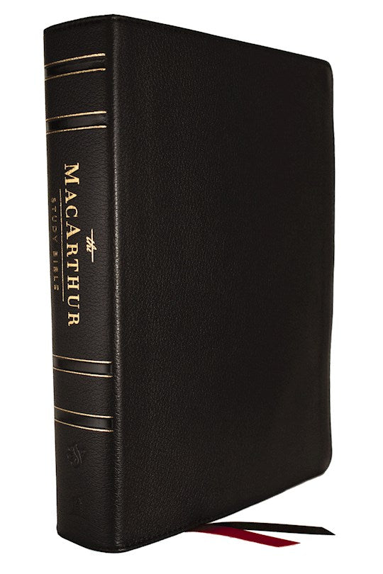 ESV MacArthur Study Bible (2nd Edition)-Black Genuine Leather