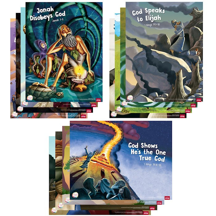 Simply Loved Bible Story Poster Pack (12 Posters)-Quarter 6