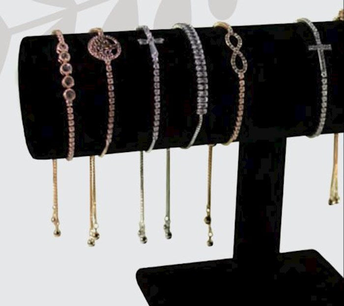 Sparkle Bangle Bracelet Assortment (8 Piece) Display Not Included