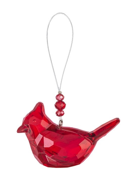 Ornament-Cardinal Of Comfort w/Card (3" x 2.5")