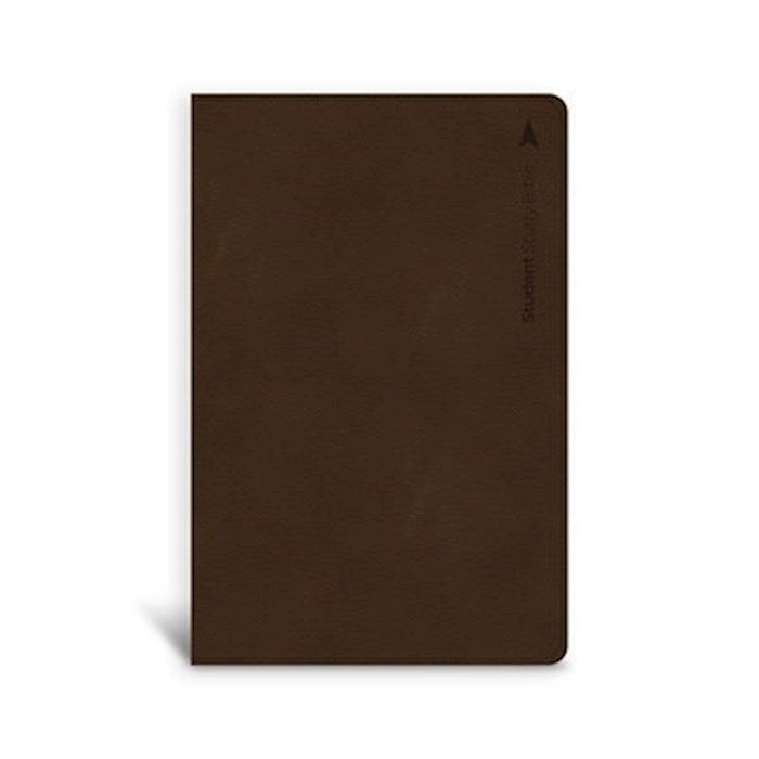 CSB Student Study Bible-Brown LeatherTouch Indexed