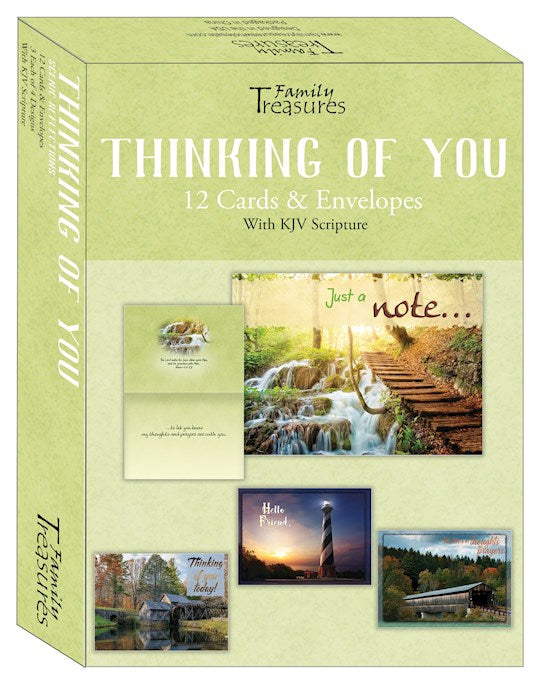 Boxed Card-Thinking Of You-Scenic Reflections (Box Of 12)