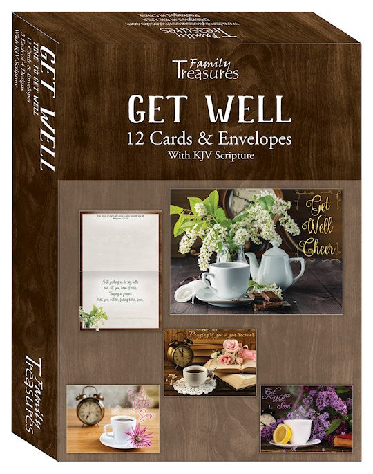Boxed Card-Get Well-Time To Get Well (Box Of 12)