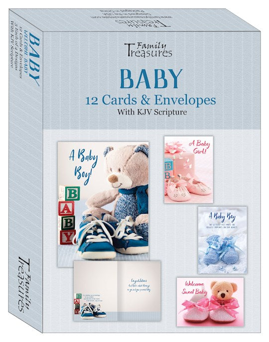 Boxed Card-Baby-Welcome Baby (Box Of 12)