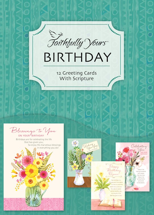 Boxed Card-Birthday-Bless Your Day (Box Of 12)