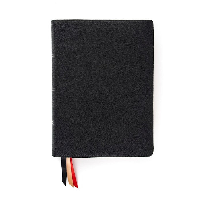 CSB Study Bible (Holman Handcrafted Collection)-Black Premium Goatskin