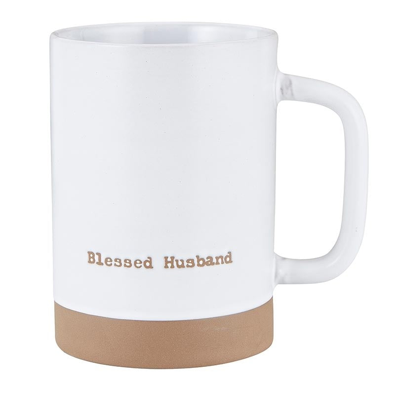 Mug-Signature-Blessed Husband (4.75"H 17 Oz)