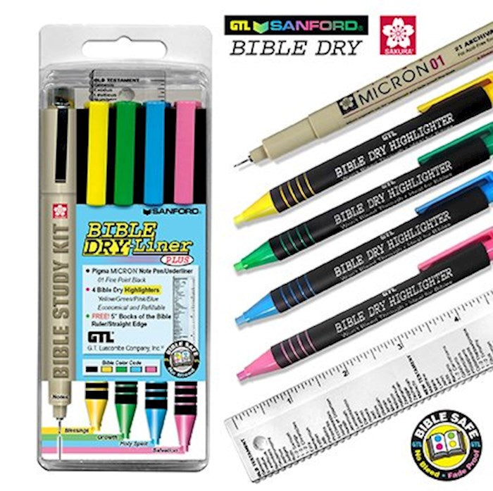 Sanford Bible Dry-Liner Plus Study Kit (5 Piece Set)