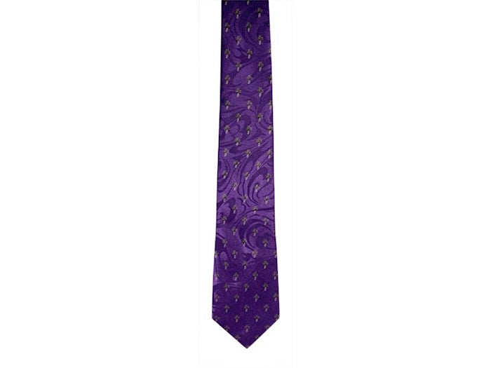 Tie-Cross-Polyester-Purple