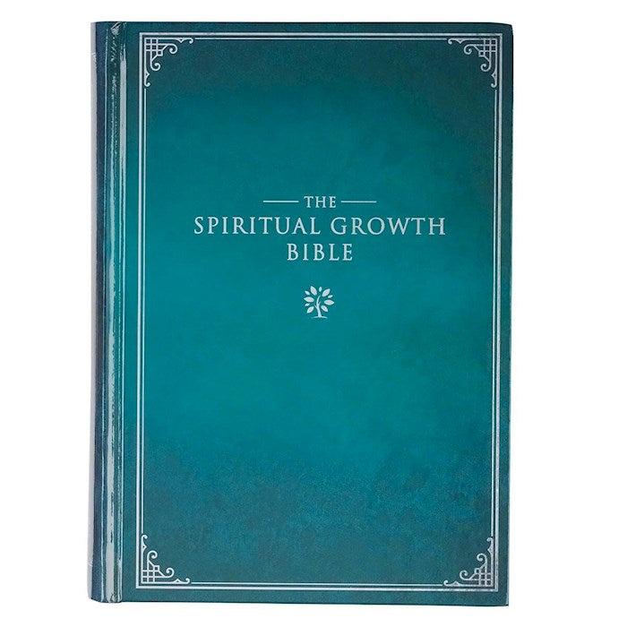NLT Spiritual Growth Bible-Teal