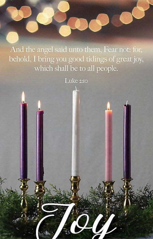 Bulletin-Advent Week 3: Joy (Isaiah 9:6) (Pack Of 100)