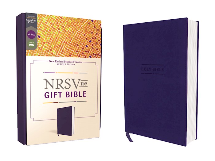 NRSV Updated Edition Gift Bible(Comfort Print)-Blue Leathersoft