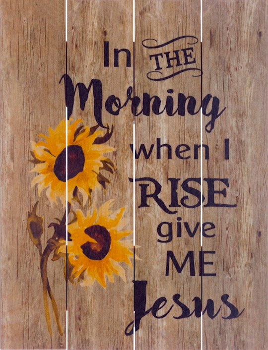 Rustic Pallet Art-Give Me Jesus-Brown (9 x 12)