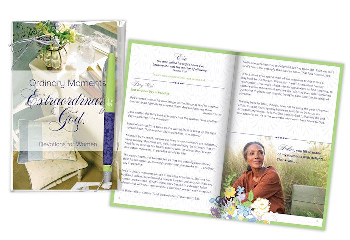 Gift Set-Ordinary Moments Devotions For Women Book & Pen (ESV)