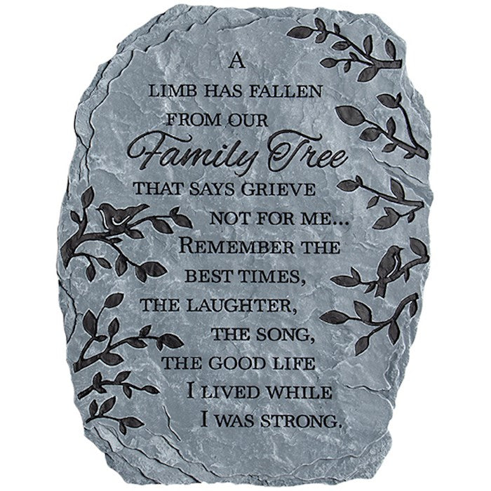 Garden Stone-Family Tree (10.5 x 8")