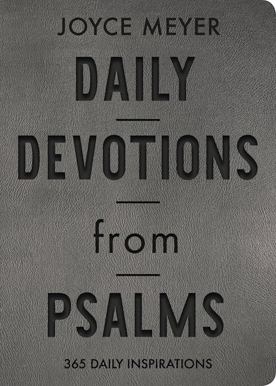 Daily Devotions From Psalms-Teal LeatherLuxe