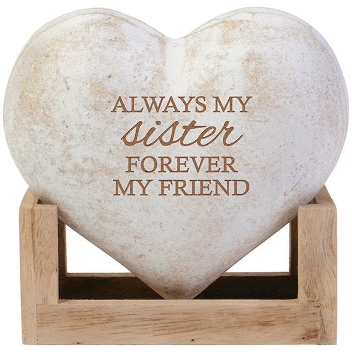 3D Heart-Sister (5" x 5" x 2.5")