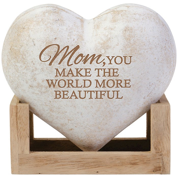 3D Heart-Mom (5" x 5" x 2.5")