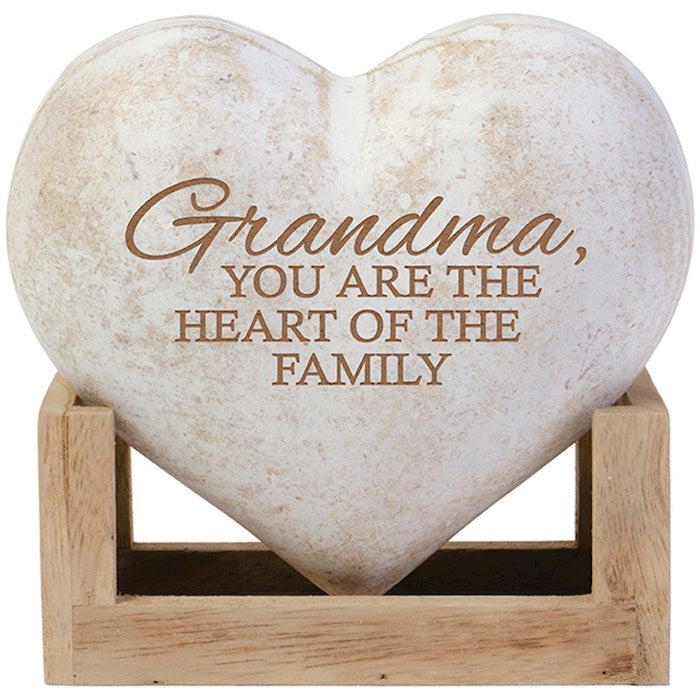 3D Heart-Grandma (5" x 5" x 2.5")